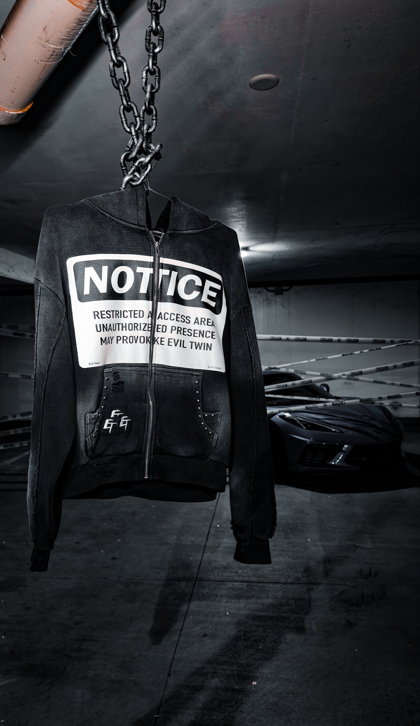 "Restricted Access" Zip Up